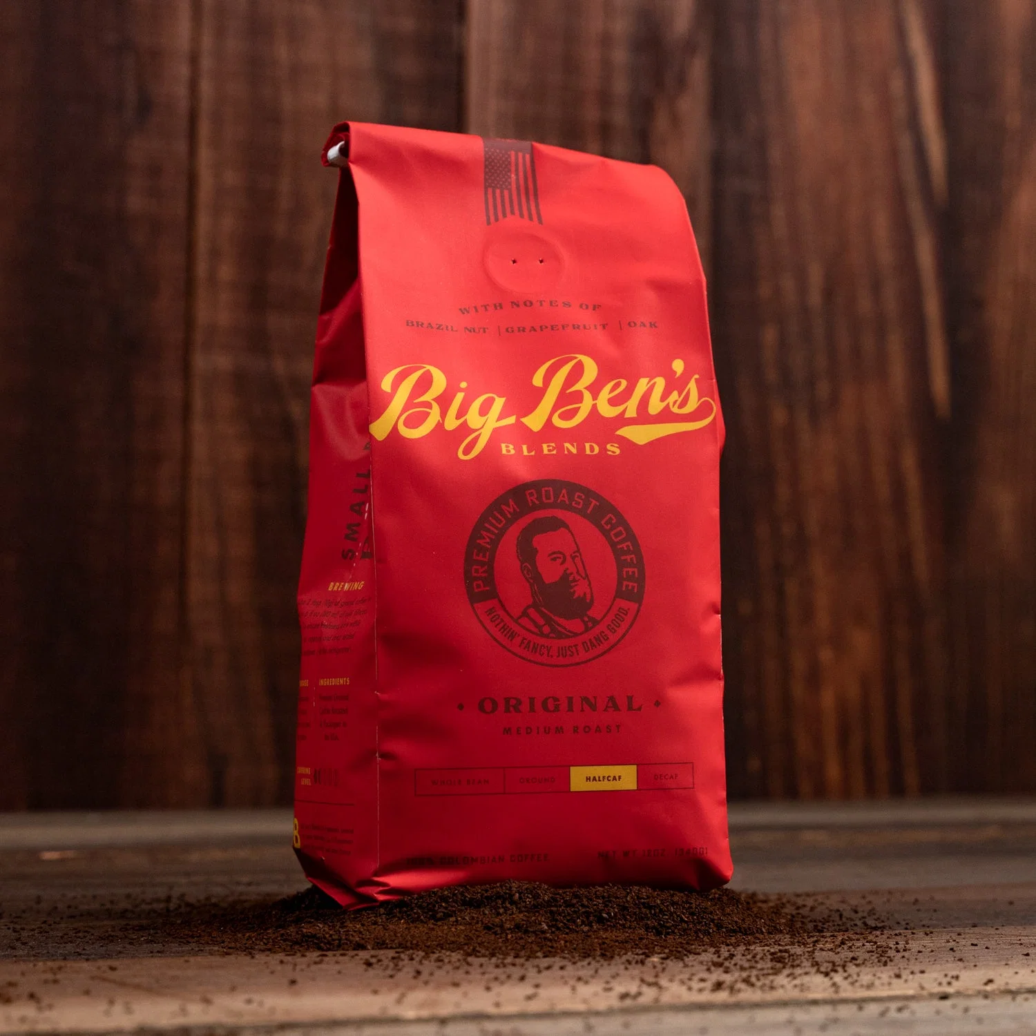 Original Blend Half-Caff Ground 12oz Bag - Image 3