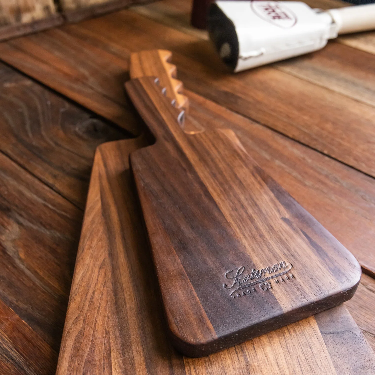 Walnut Cowbell Serving Board - Image 10