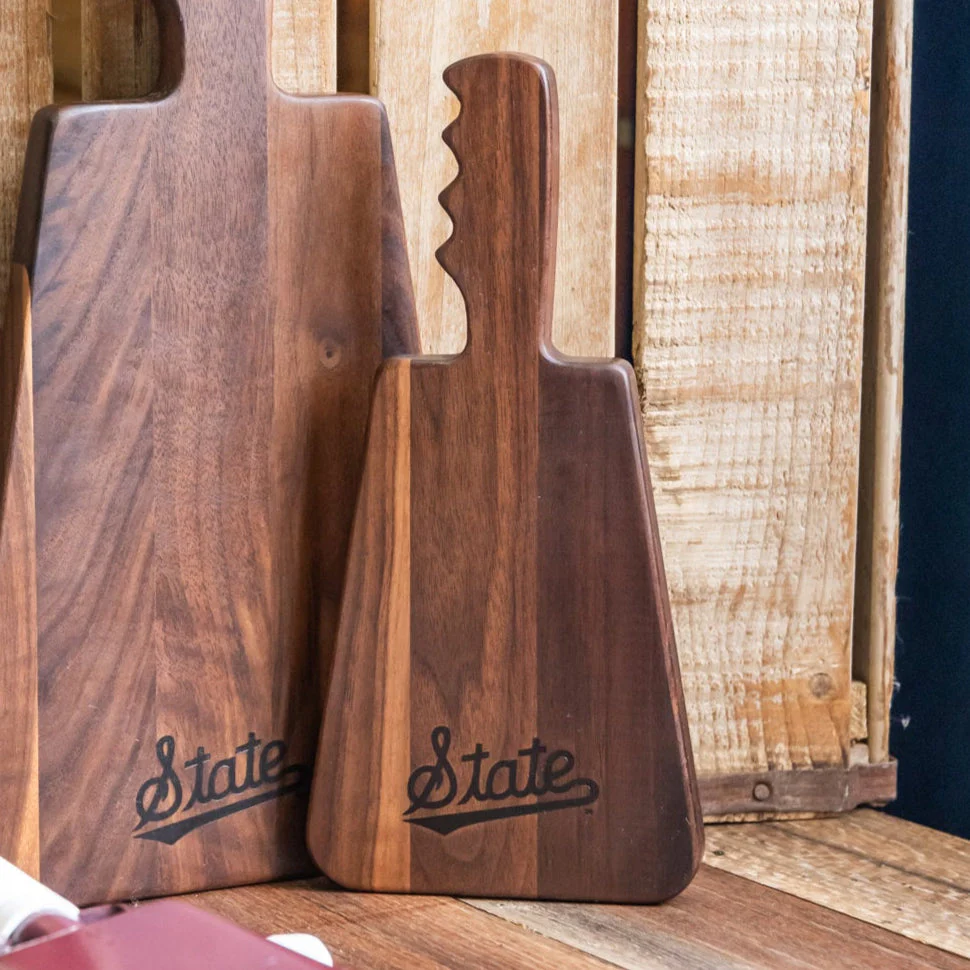Walnut Cowbell Serving Board - Image 11