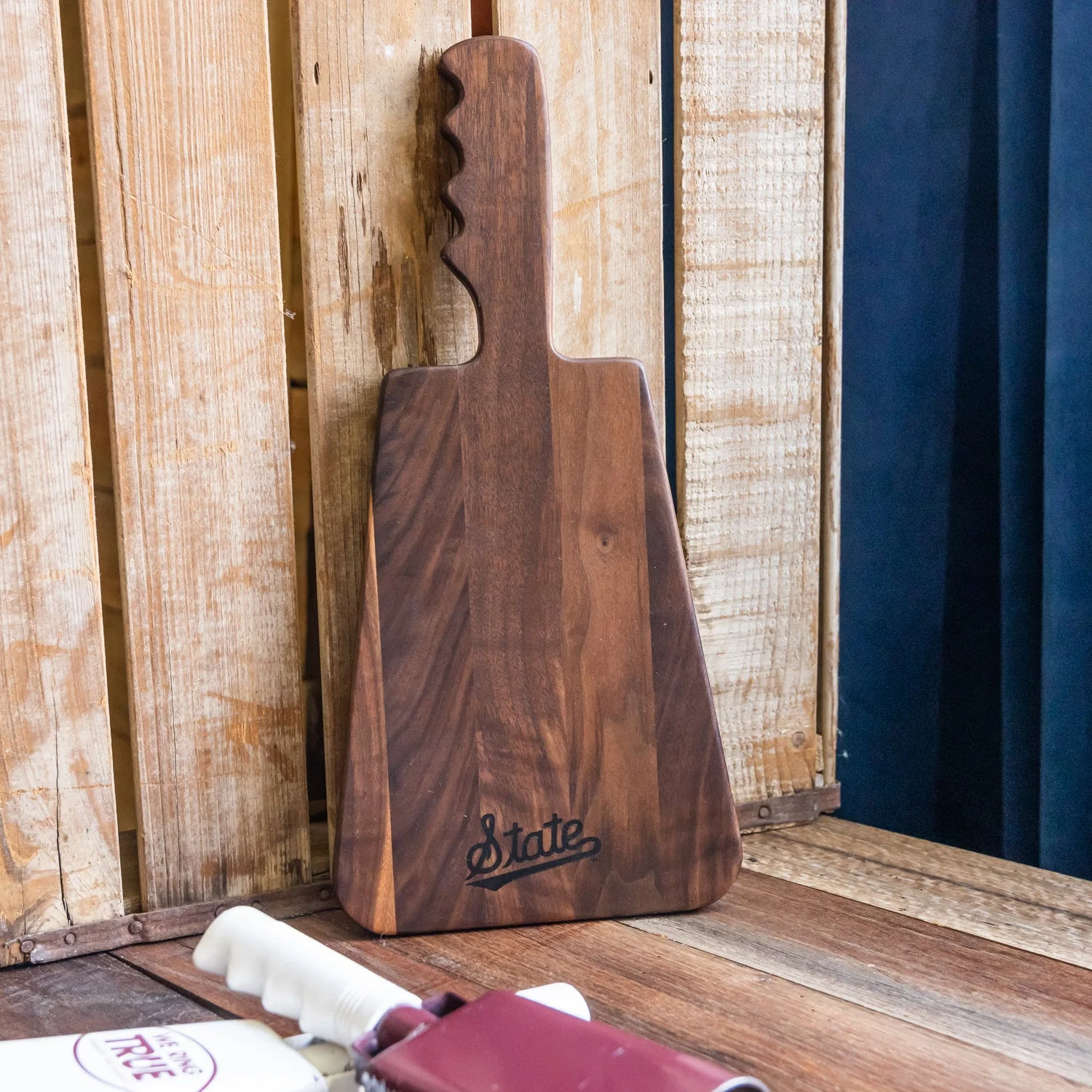 Walnut Cowbell Serving Board - Image 12