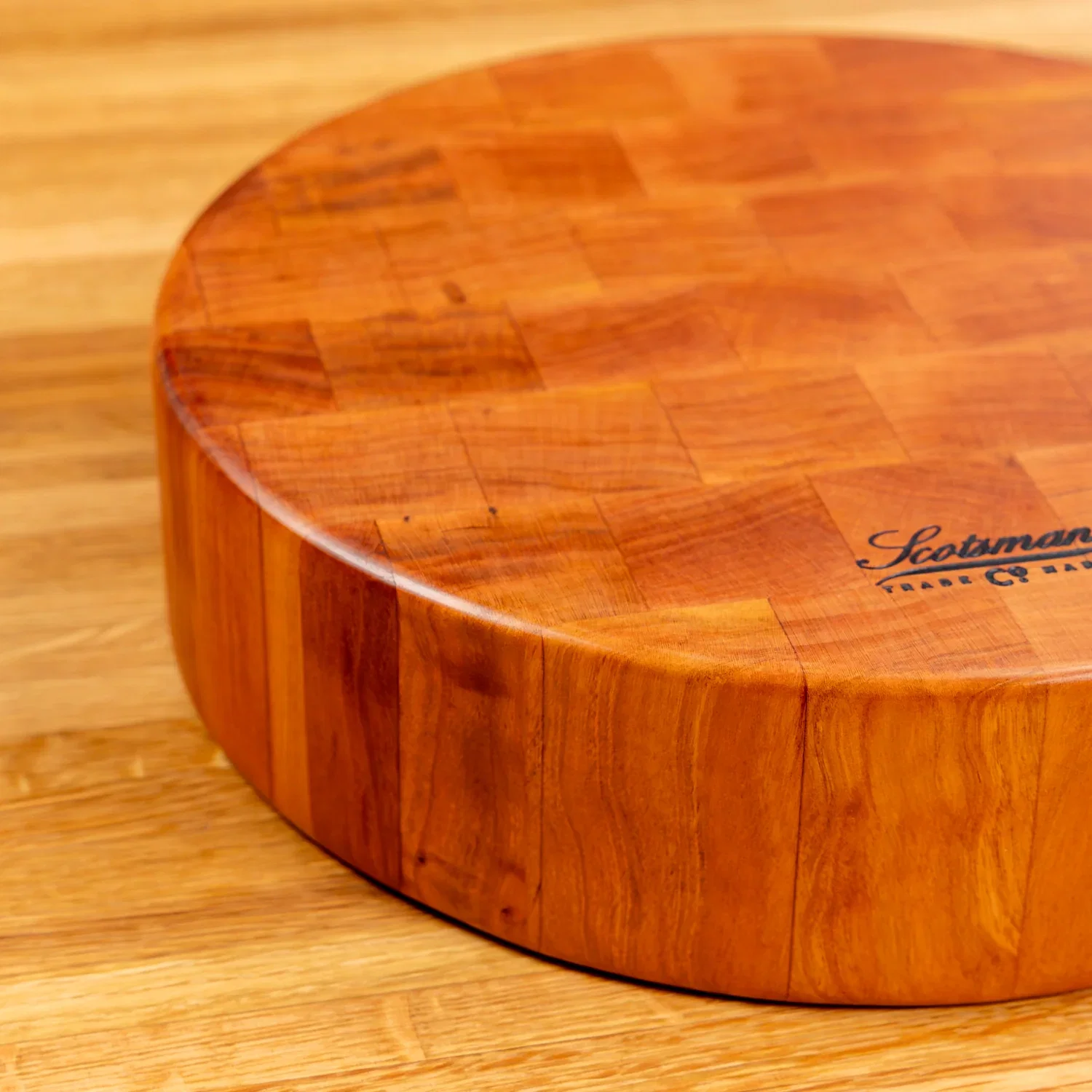 Cherry End Grain Round Butcher Block - Image 12