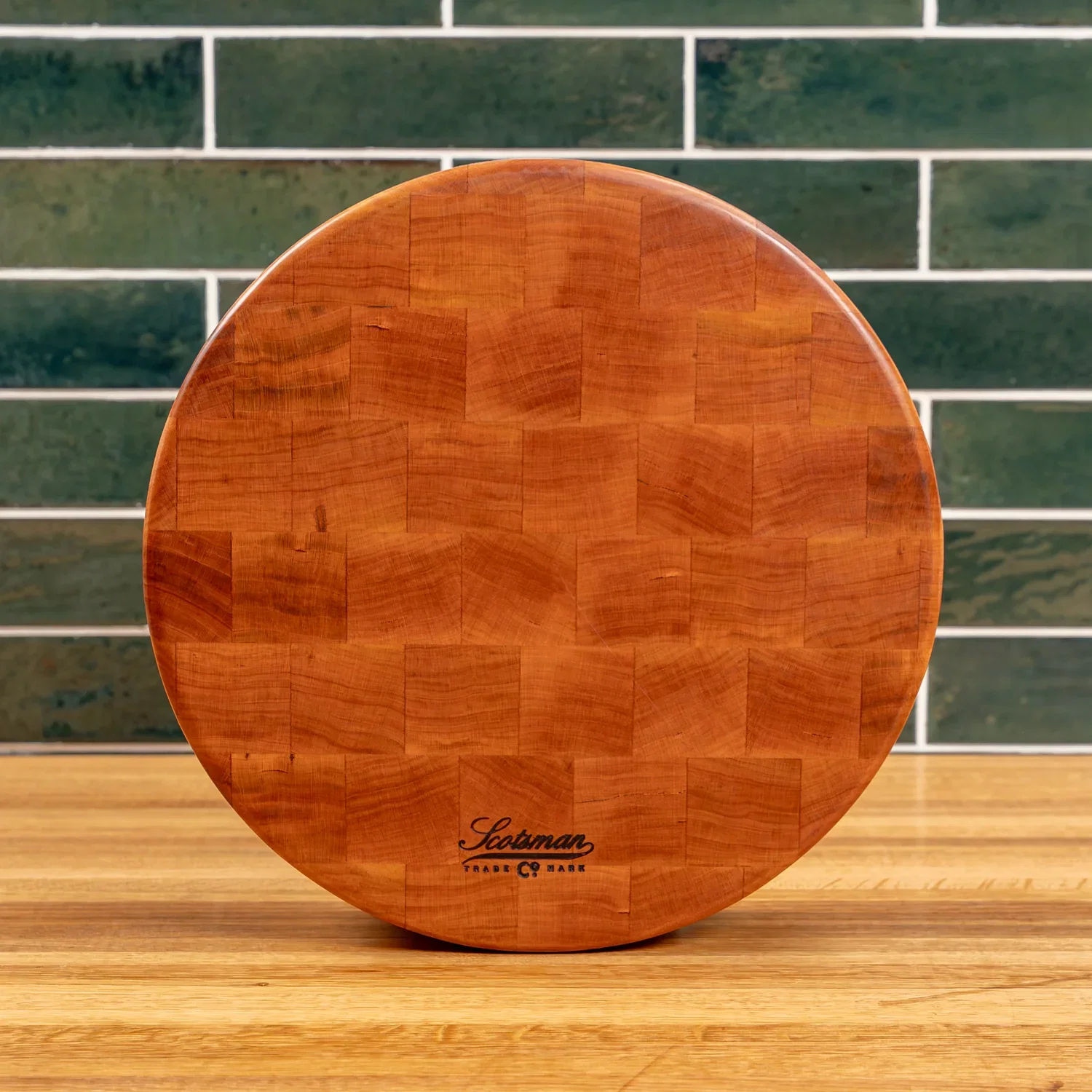 Cherry End Grain Round Butcher Block - Image 13
