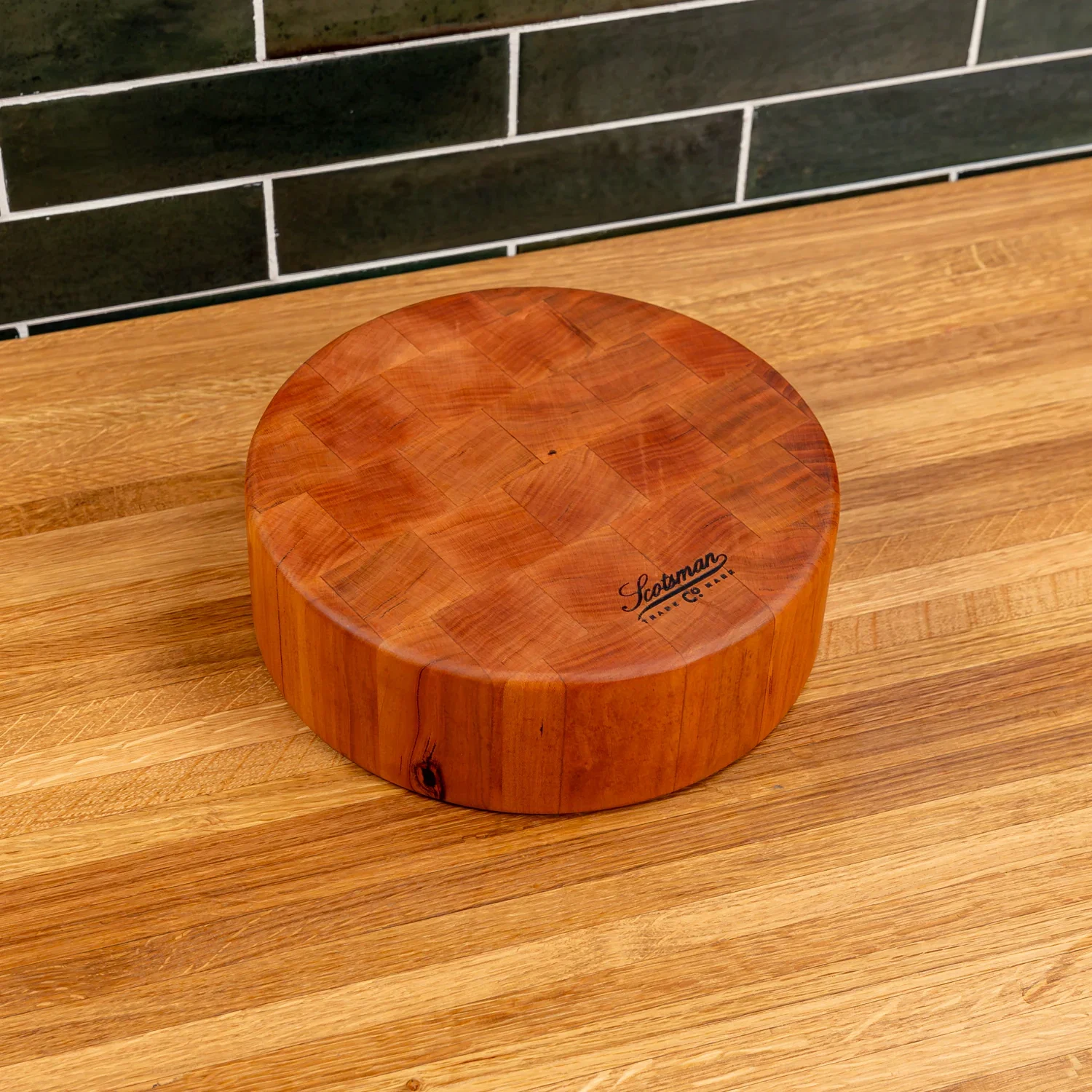 Cherry End Grain Round Butcher Block - Image 4