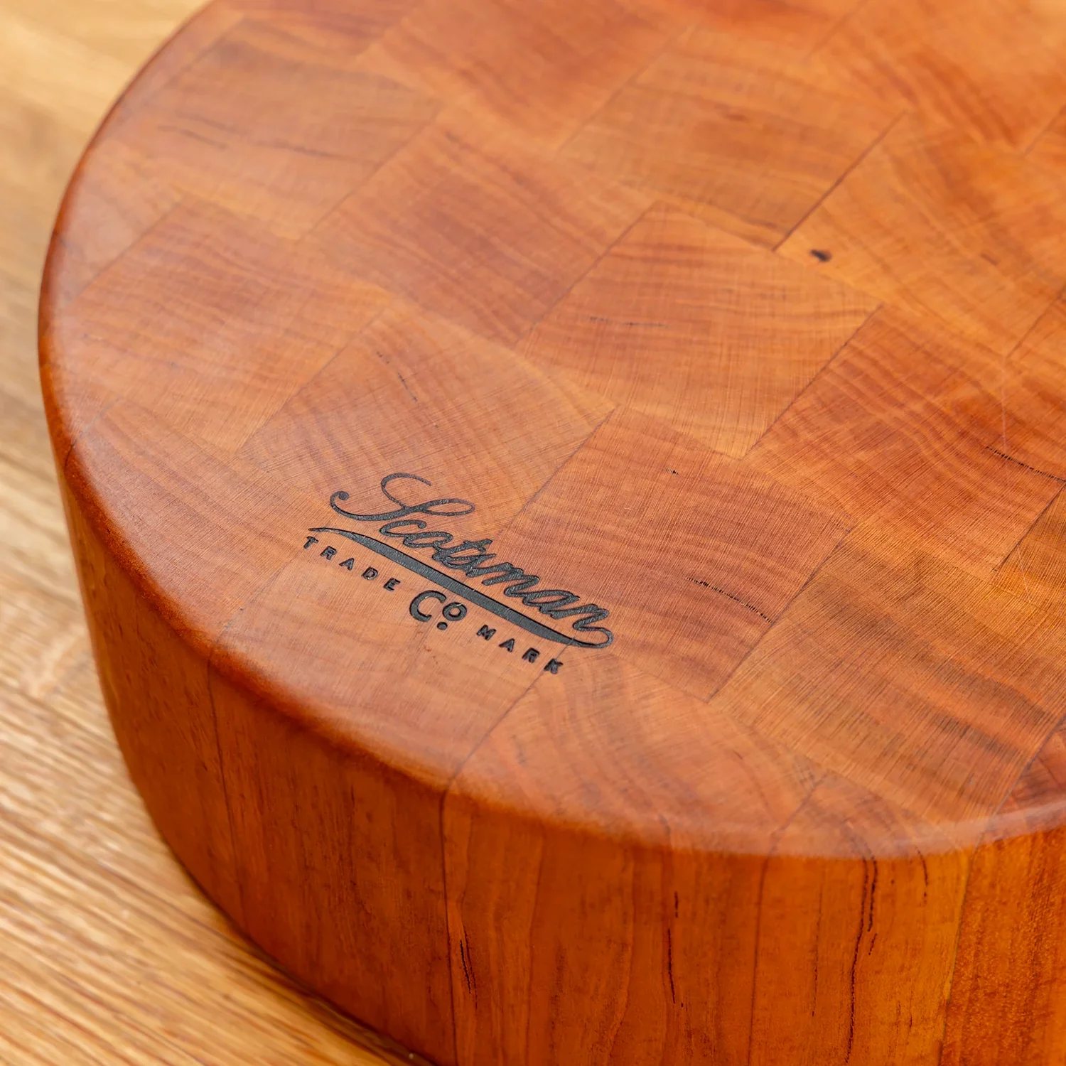 Cherry End Grain Round Butcher Block - Image 5