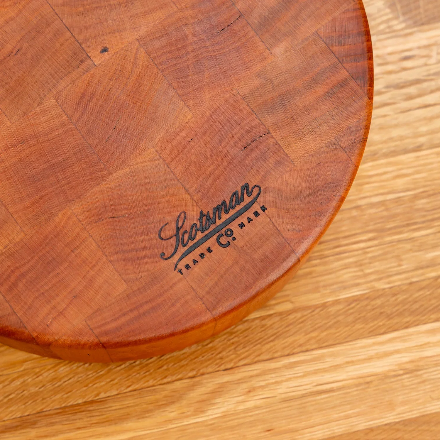 Cherry End Grain Round Butcher Block - Image 6