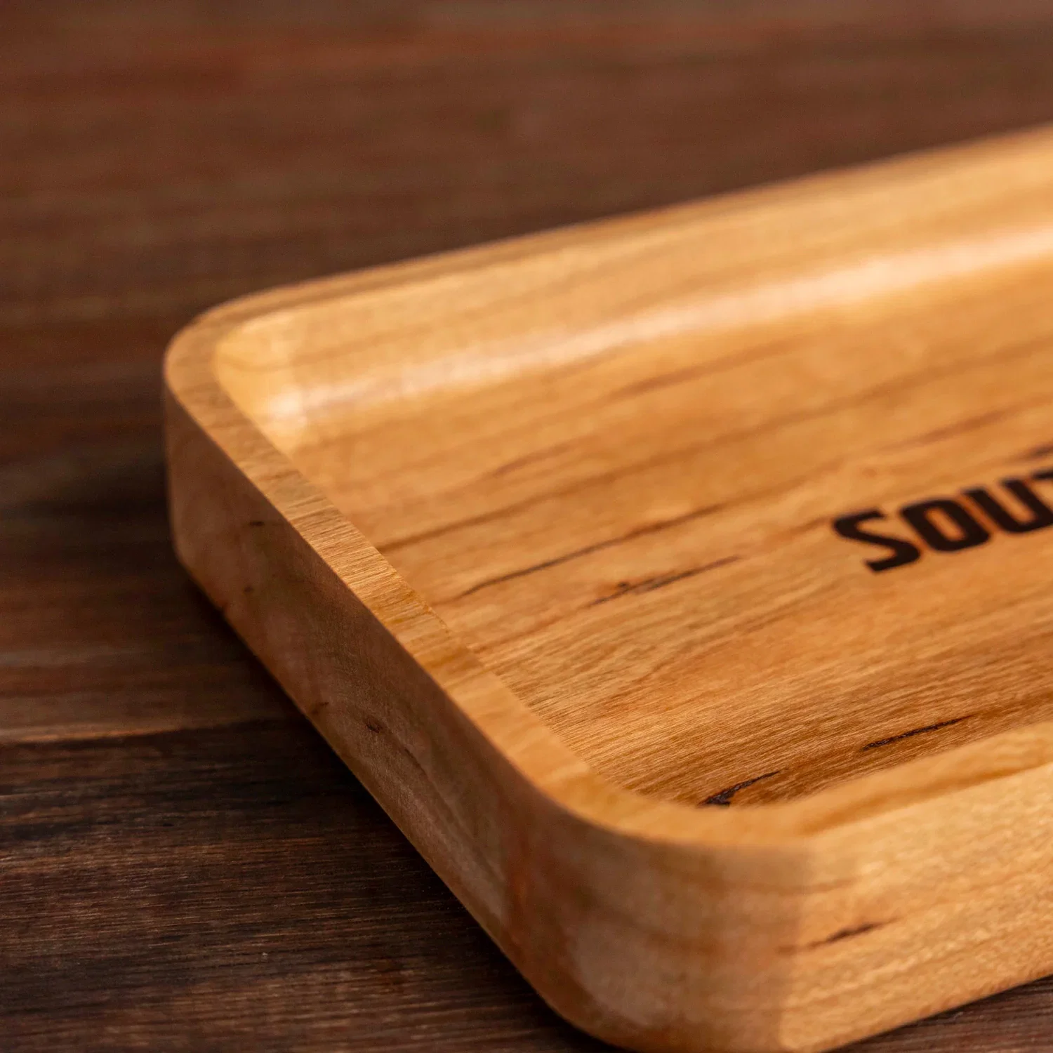 Cherry Southern Miss Wooden Valet | Southern Miss - Image 3