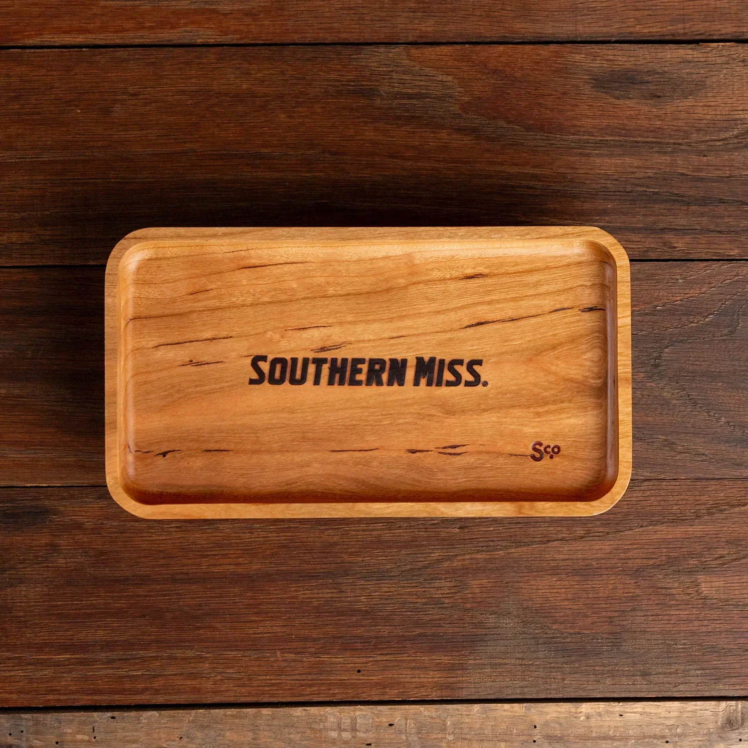 Cherry Southern Miss Wooden Valet | Southern Miss - Image 4