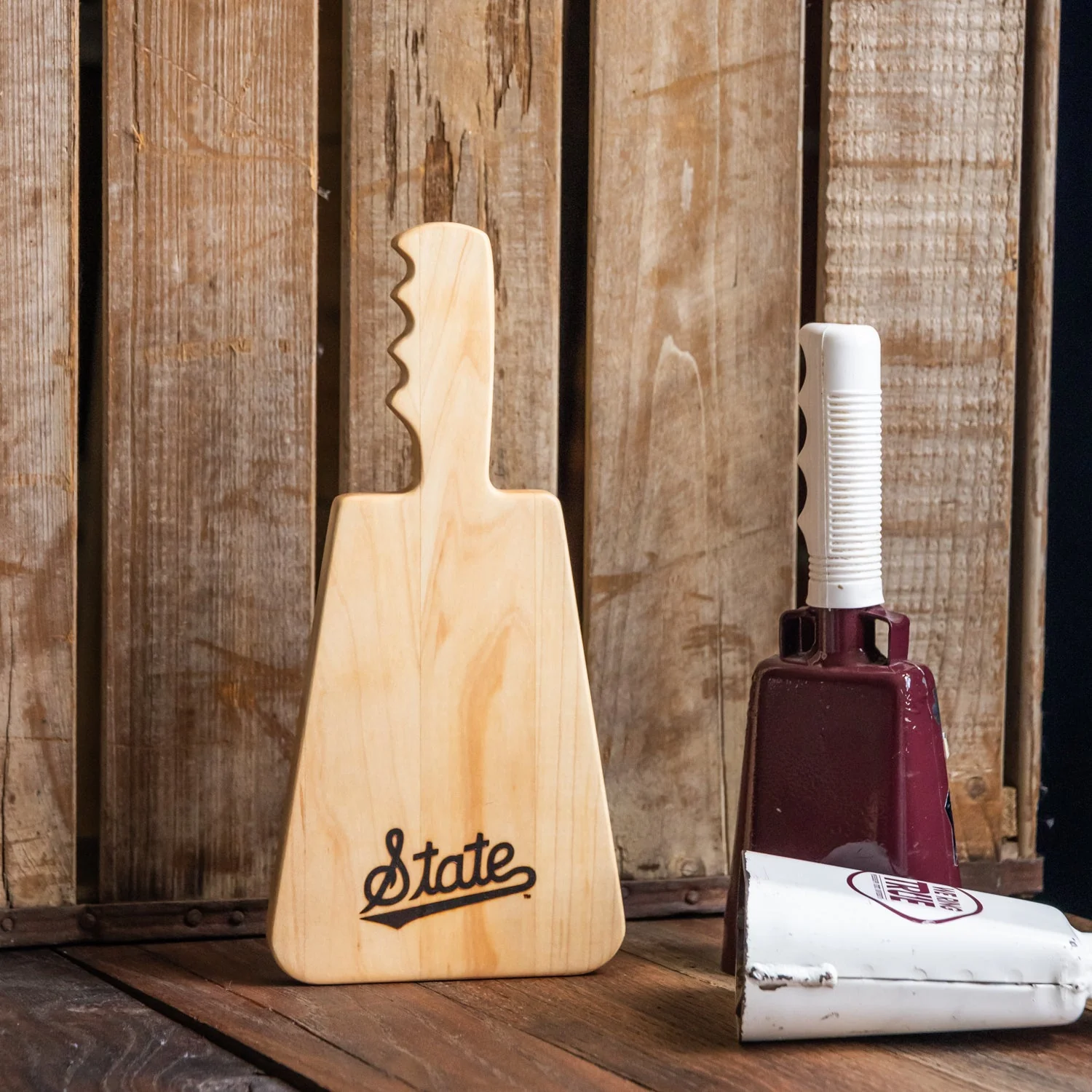 Maple Cowbell Serving Board | State Script - Image 3