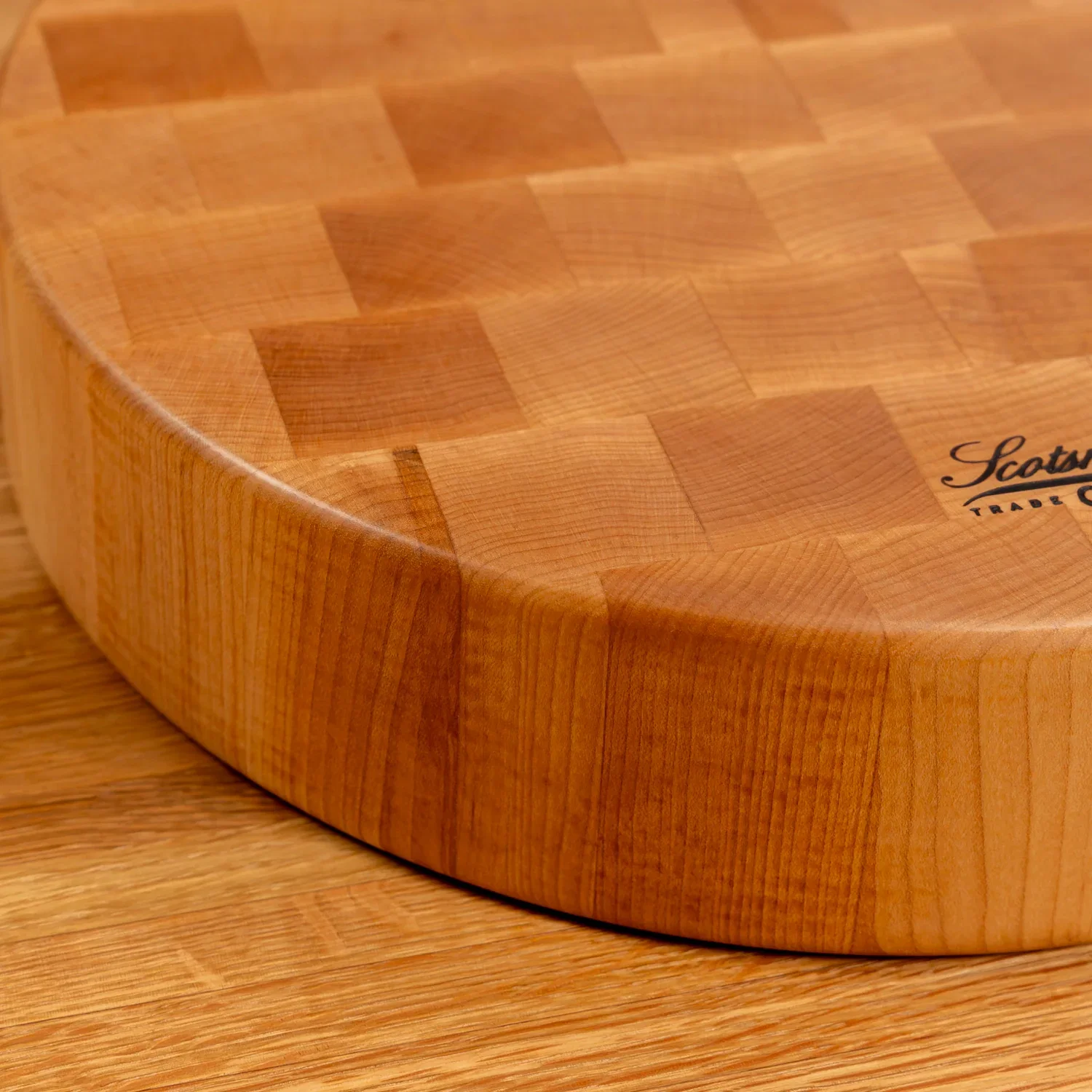 Maple End Grain Round Butcher Block - Image 10