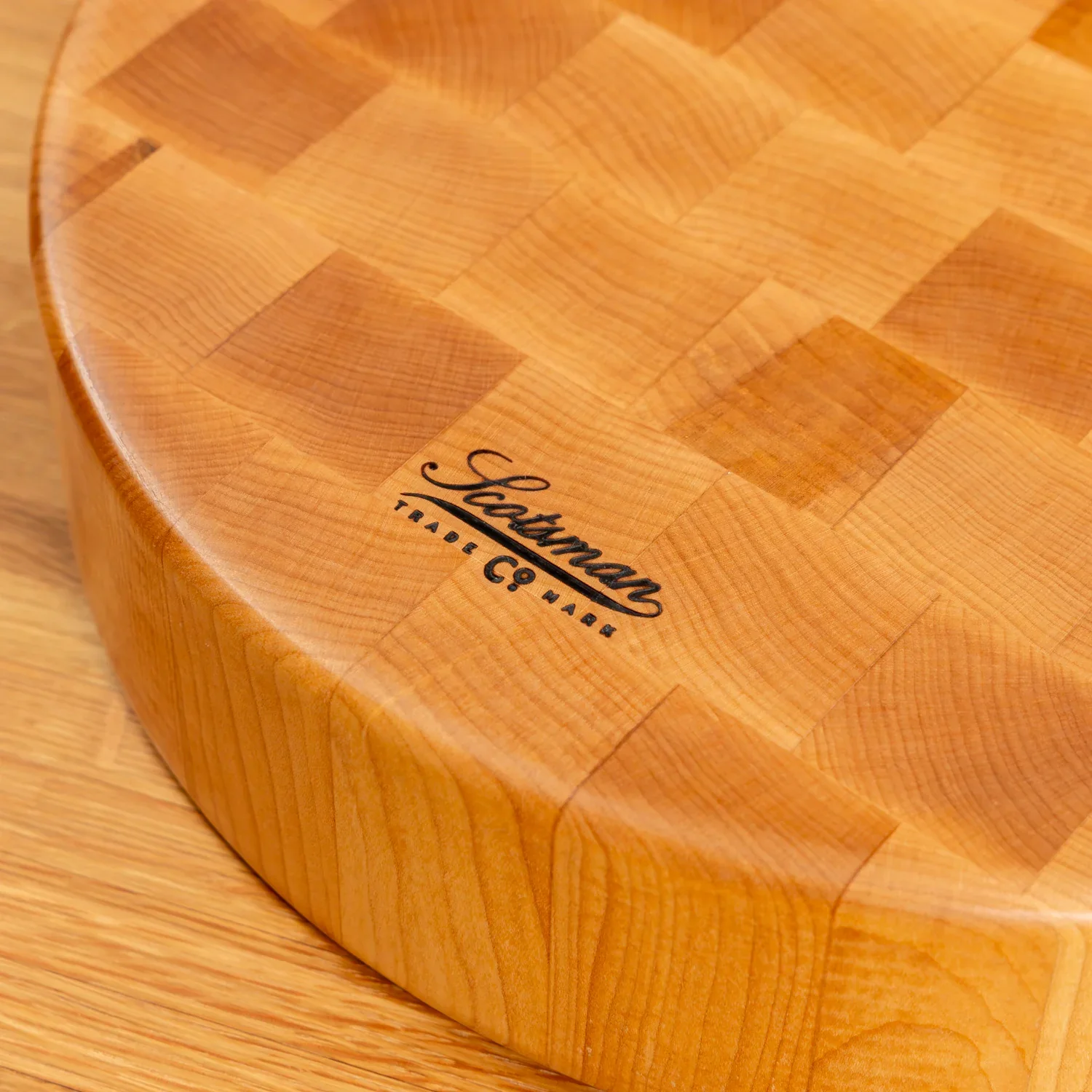 Maple End Grain Round Butcher Block - Image 11