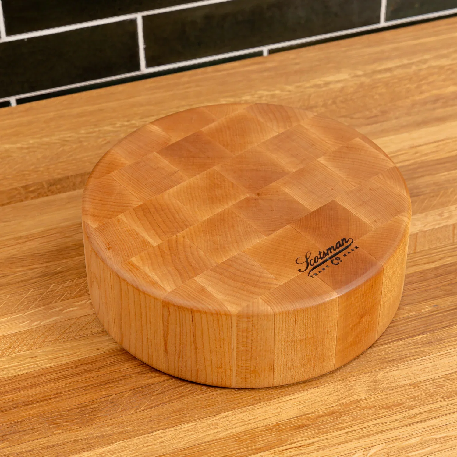 Maple End Grain Round Butcher Block - Image 5