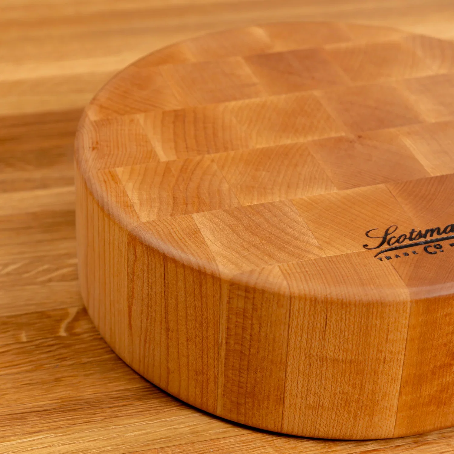 Maple End Grain Round Butcher Block - Image 7