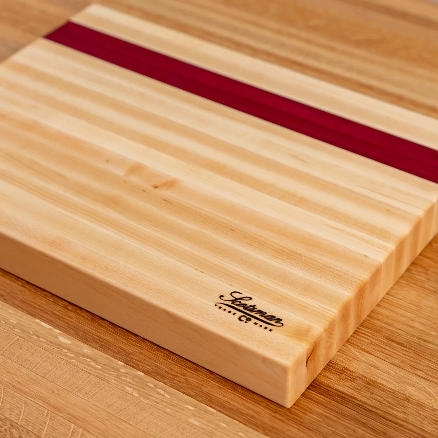 Maple & Purple Heart Butcher Block - Image 6