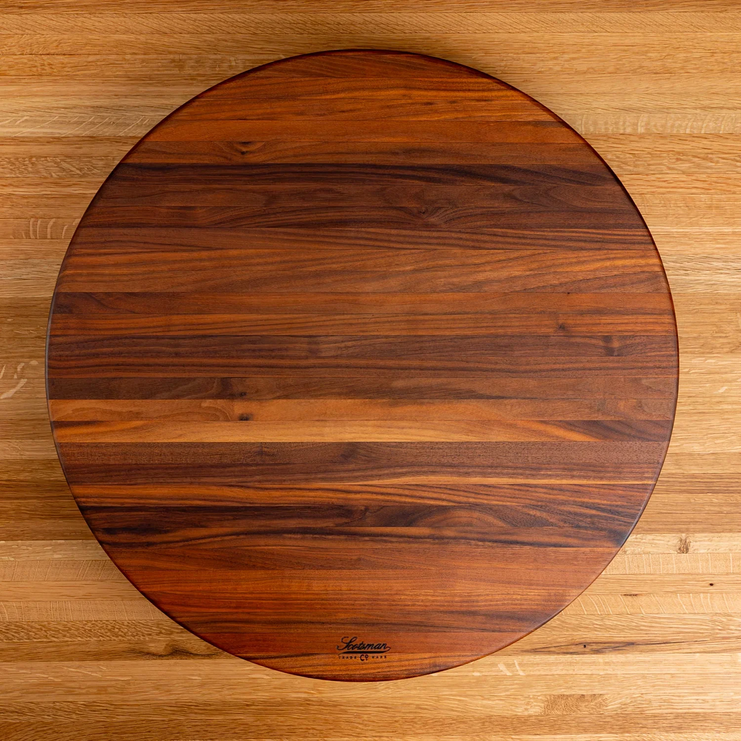 Scotsman Co. Walnut Lazy Susan - Image 10