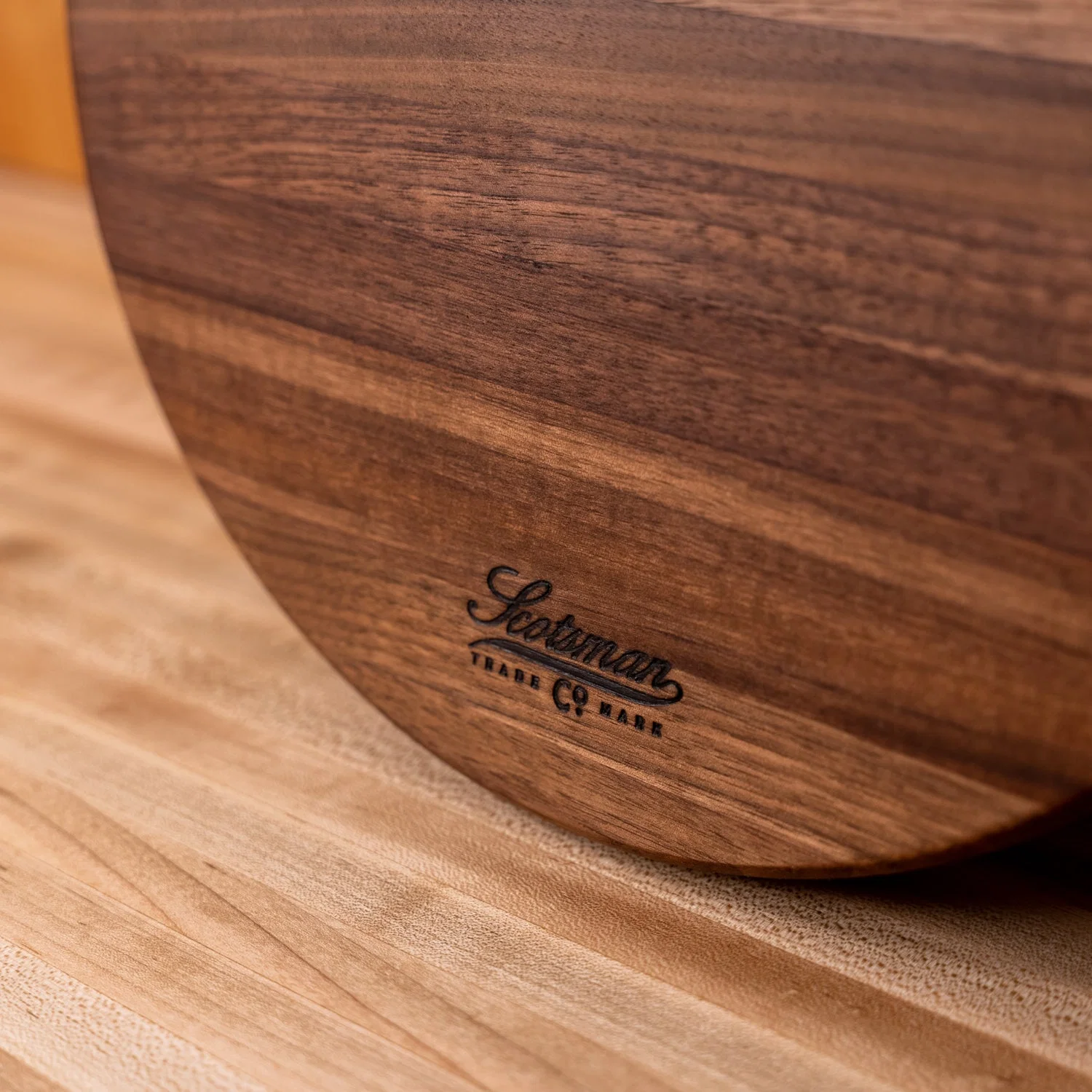 Scotsman Co. Walnut Lazy Susan - Image 7