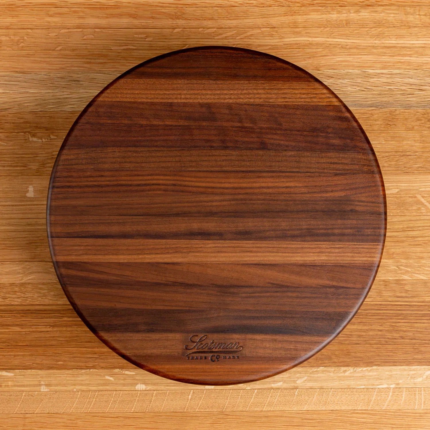 Scotsman Co. Walnut Lazy Susan - Image 8