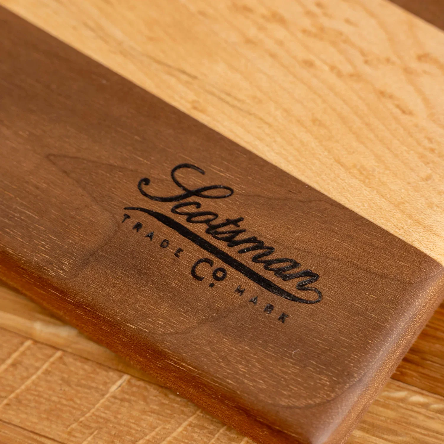 Walnut and Birdseye Maple Serving Board - Image 3